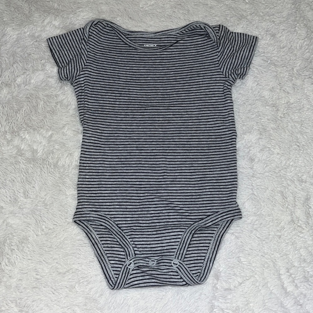 (3 for $10) carters striped bodysuit 12 months